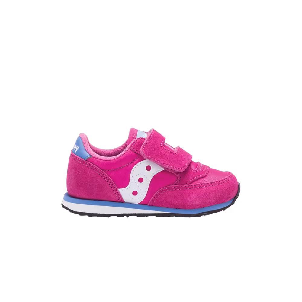 Saucony Jazz Hook & Loop Little Kid Magenta Blue