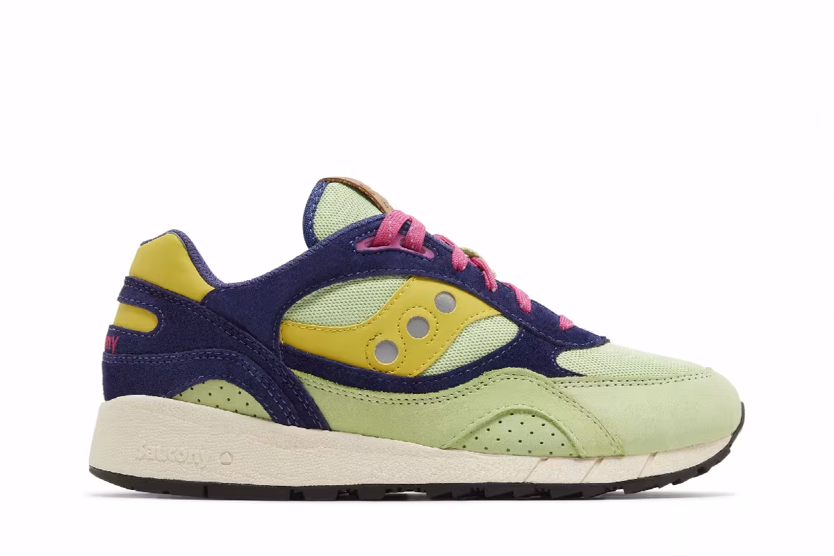 Saucony Shadow 6000 Mint Green Purple, view 2