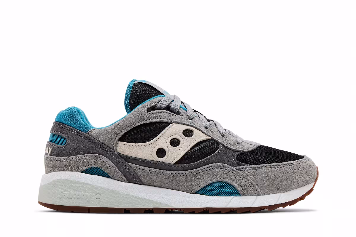 Saucony Shadow 6000 Grey Black, view 2