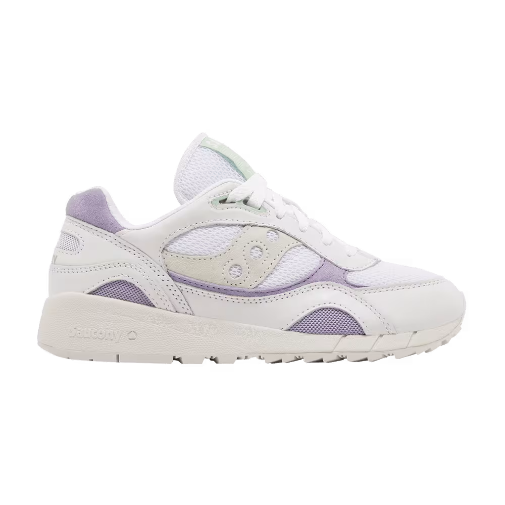 Saucony Women's Shadow 6000 White Purple Green