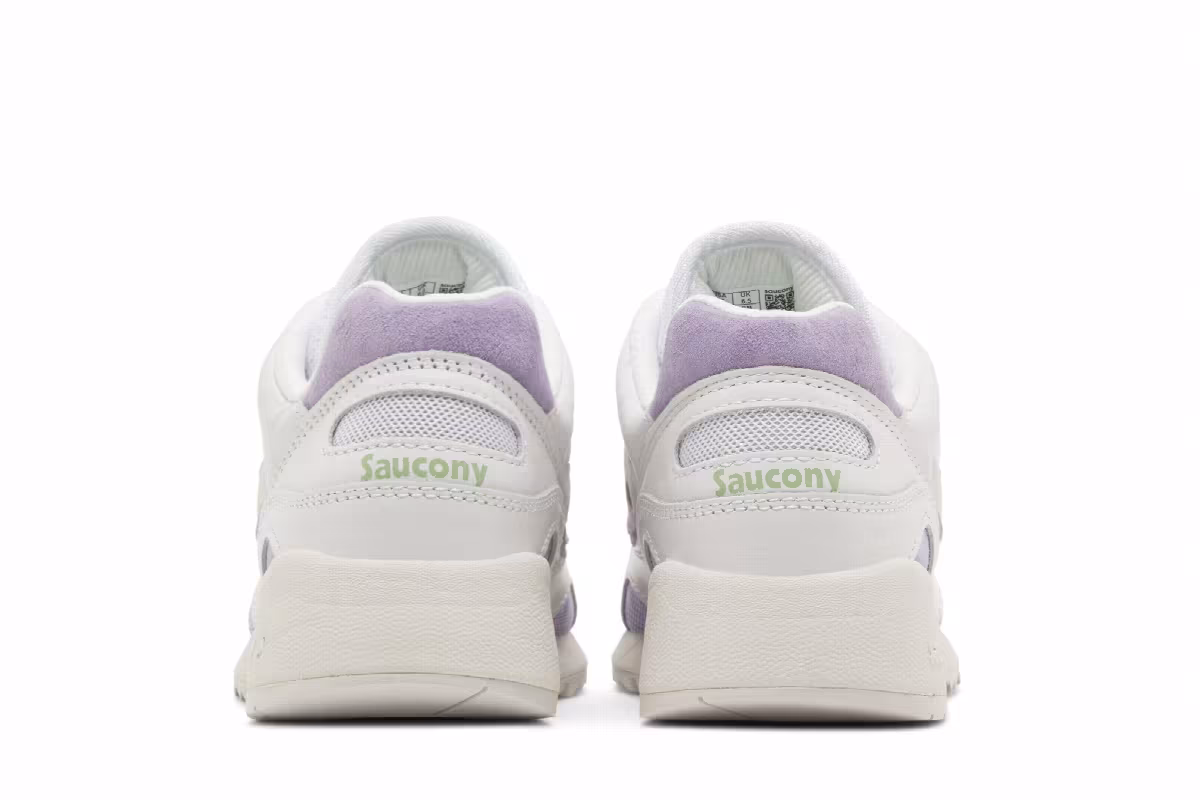 Saucony Women's Shadow 6000 White Purple Green, view 7