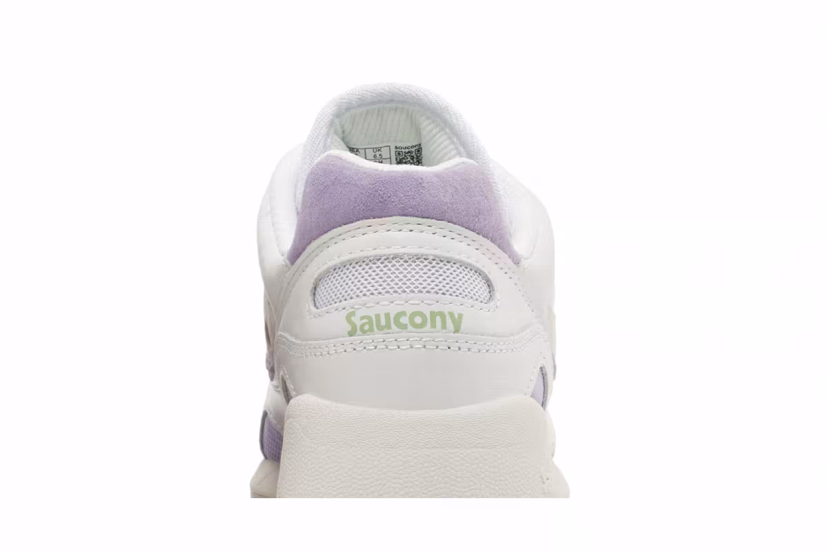 Saucony Women's Shadow 6000 White Purple Green, view 8