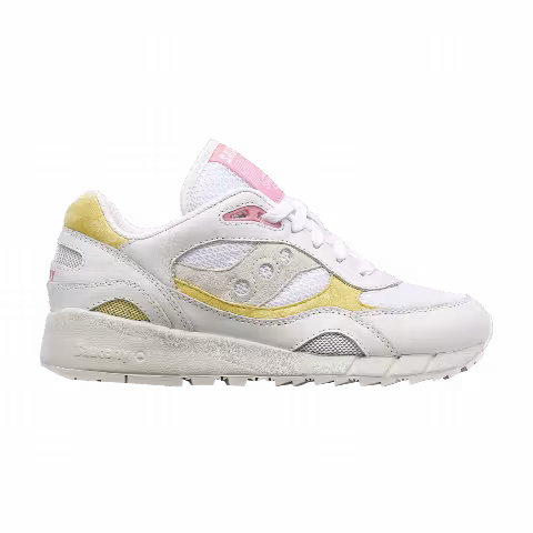 Saucony Wmns Shadow 6000 'White Yellow Pink'