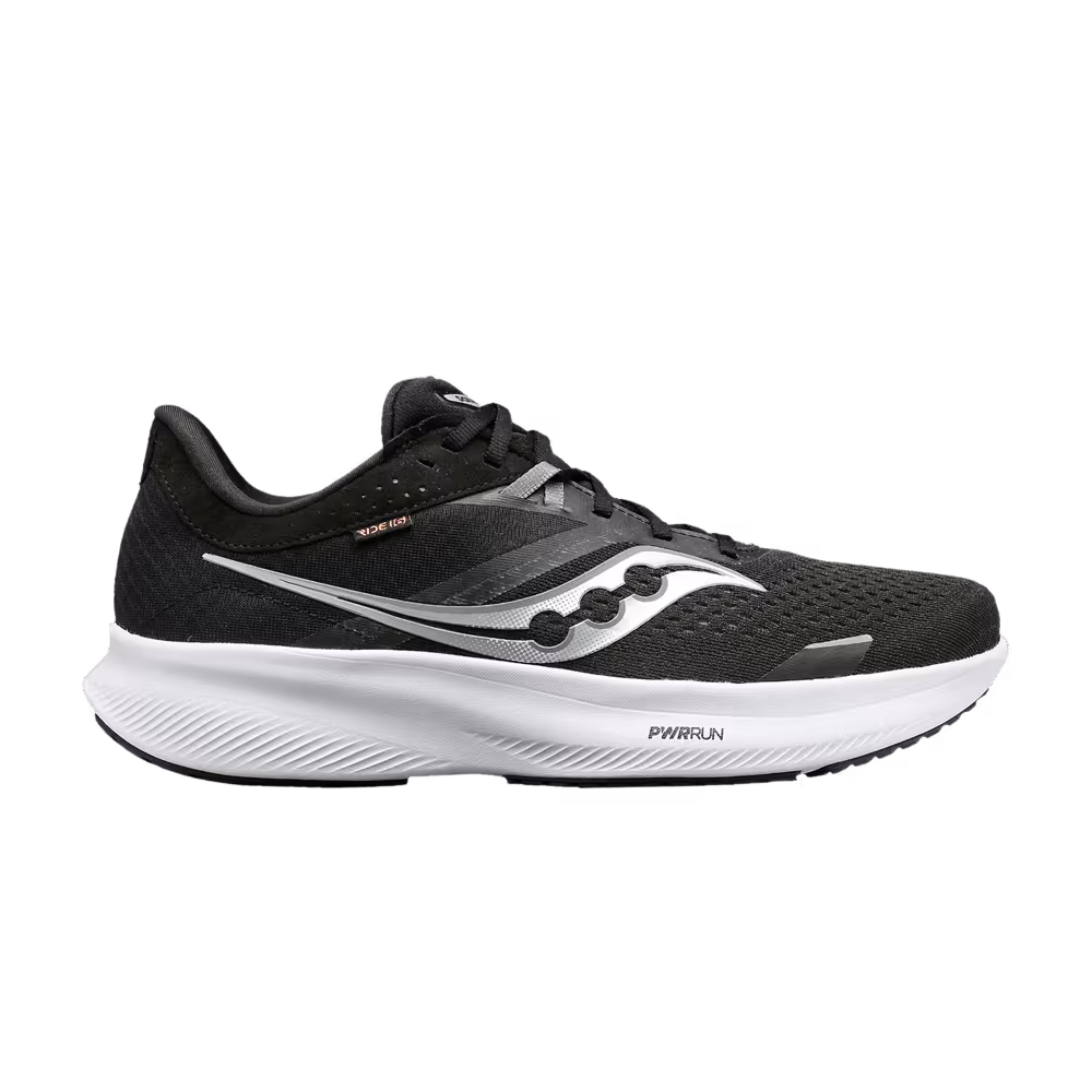 Saucony Ride 16 Wide Black White