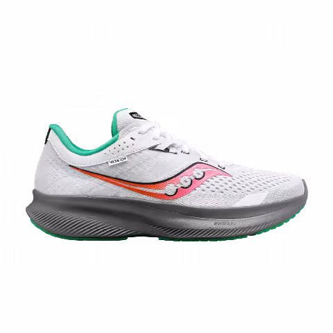 Saucony Wmns Ride 16 'White Pink Gravel'