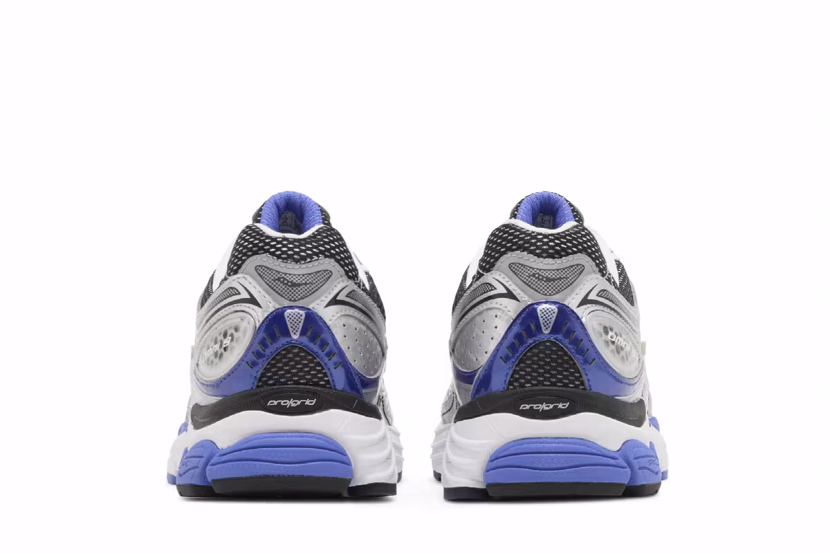Saucony Progrid Omni 9 OG White Silver Blue, view 7