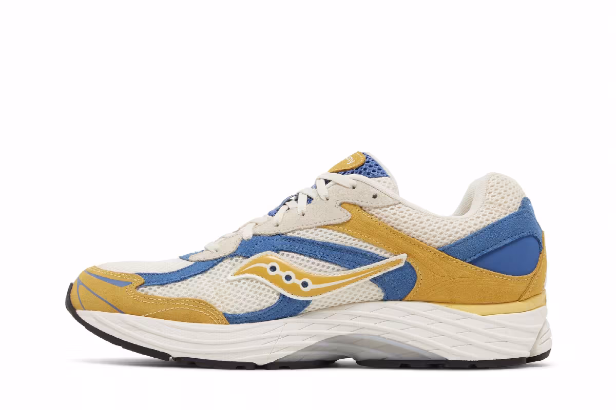 Saucony ProGrid Omni 9 Premium Cream Yellow, view 4