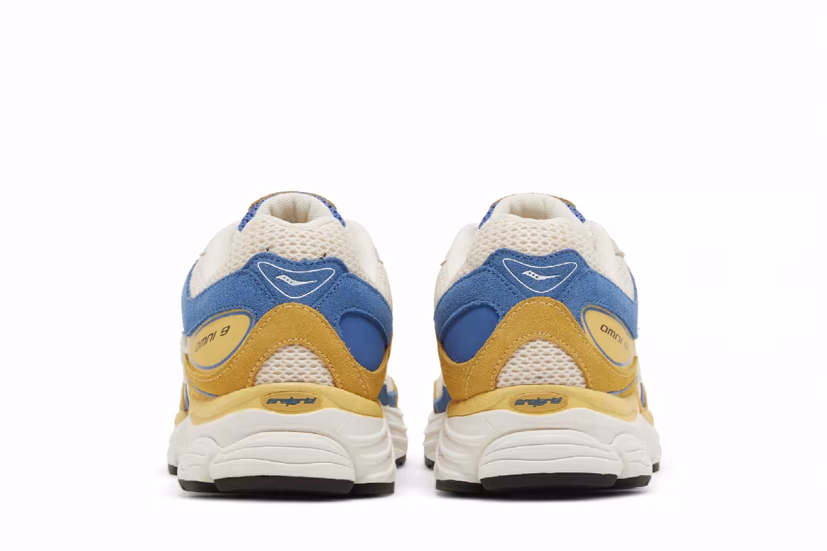 Saucony ProGrid Omni 9 Premium Cream Yellow, view 7