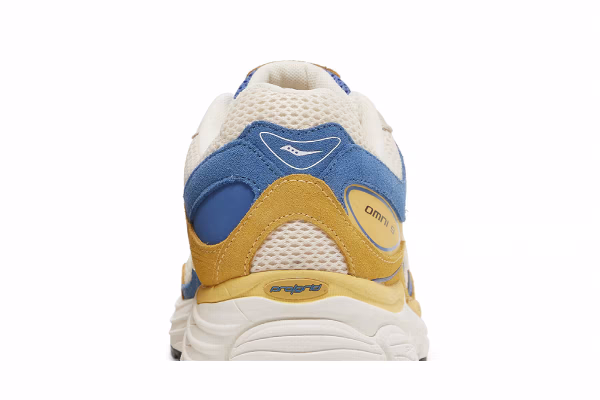 Saucony ProGrid Omni 9 Premium Cream Yellow, view 8