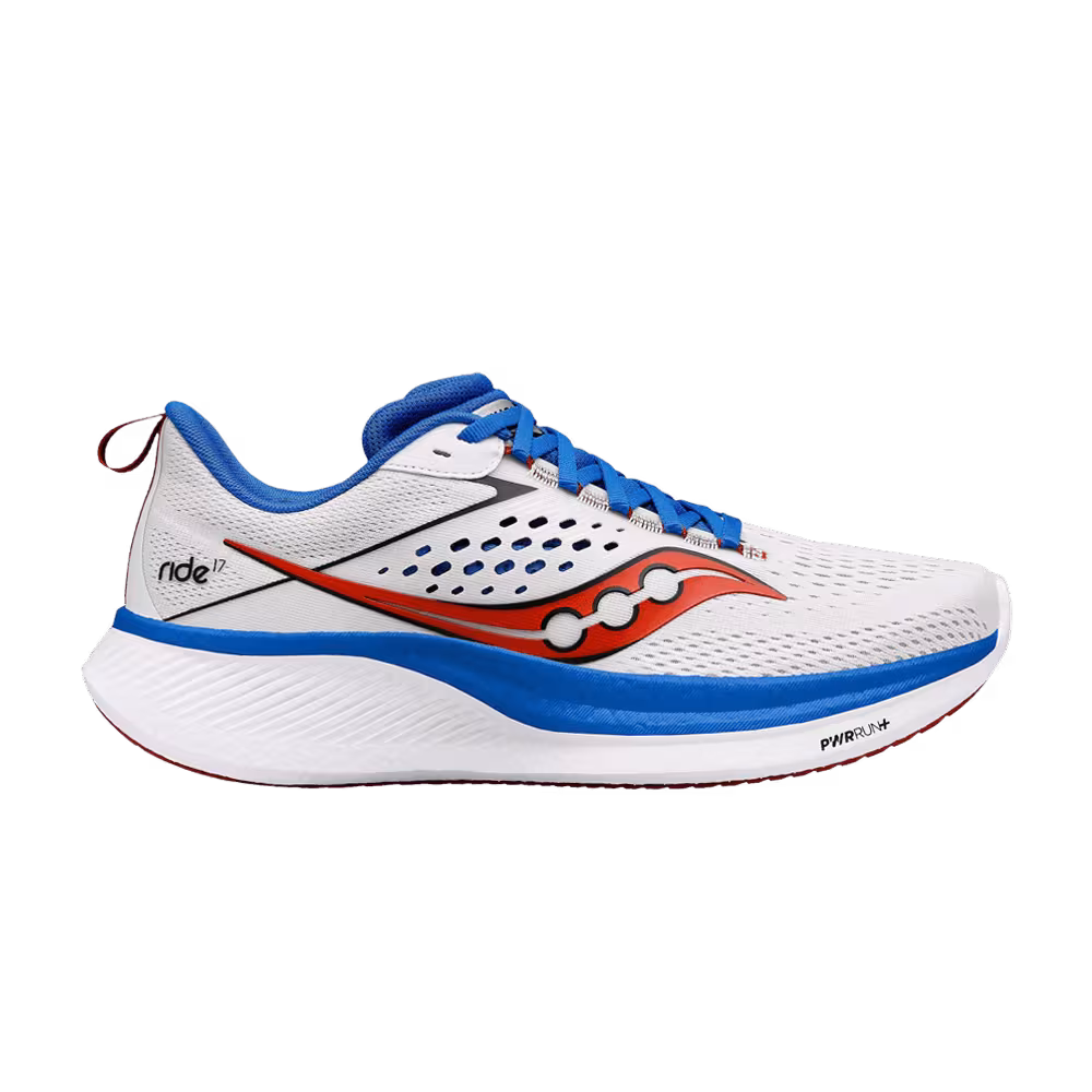 Saucony Ride 17 White Cobalt