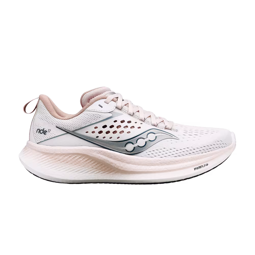 Saucony Women's Ride 17 White Lotus