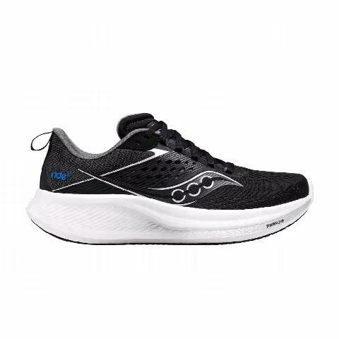 Saucony Wmns Ride 17 Wide 'Black White'