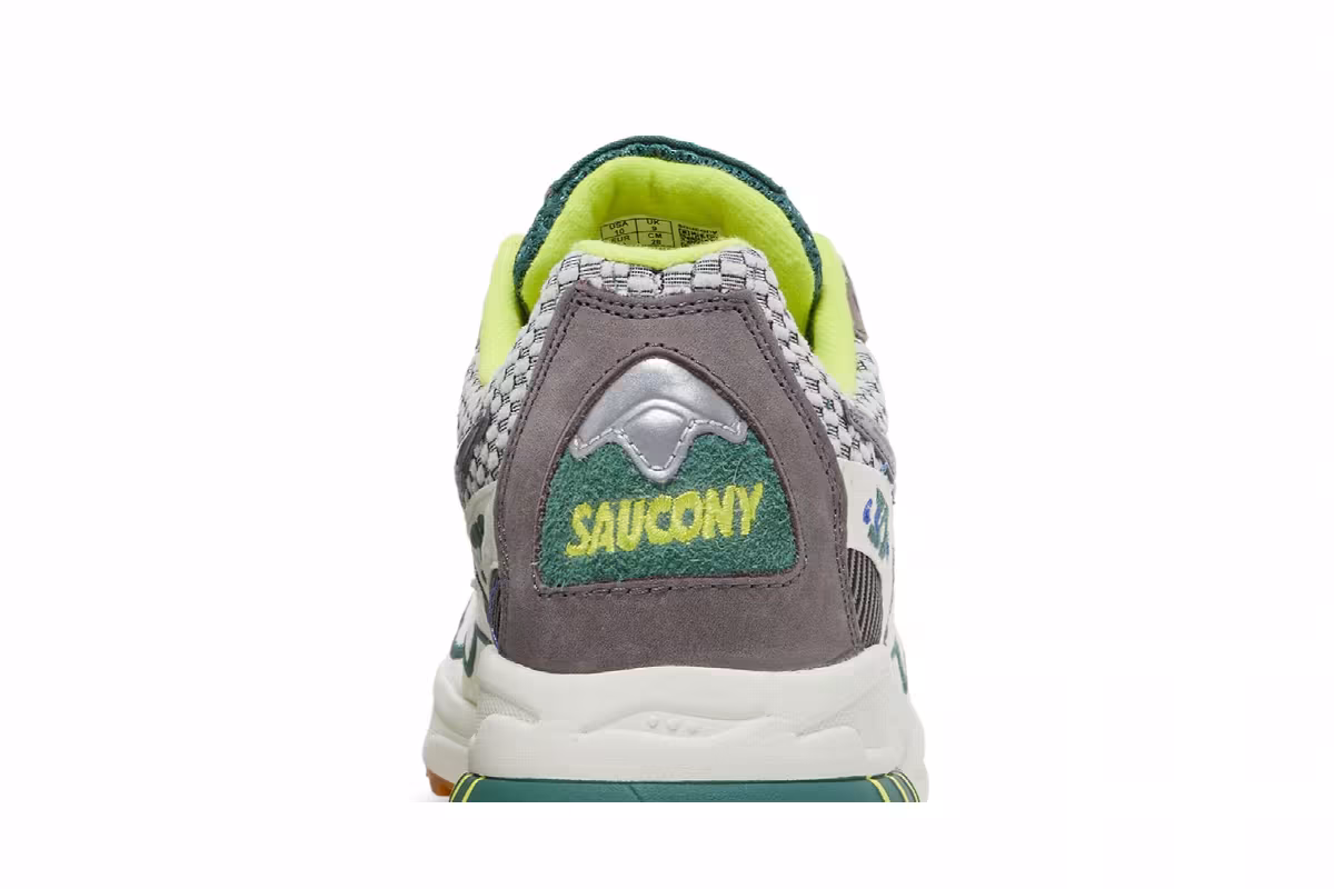 Bodega x Saucony 3D Grid Hurricane Loyal to the Sport, view 8