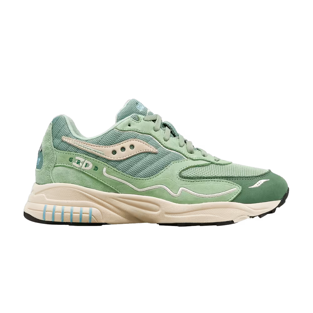 Saucony 3D Grid Hurricane Premium Green Cream