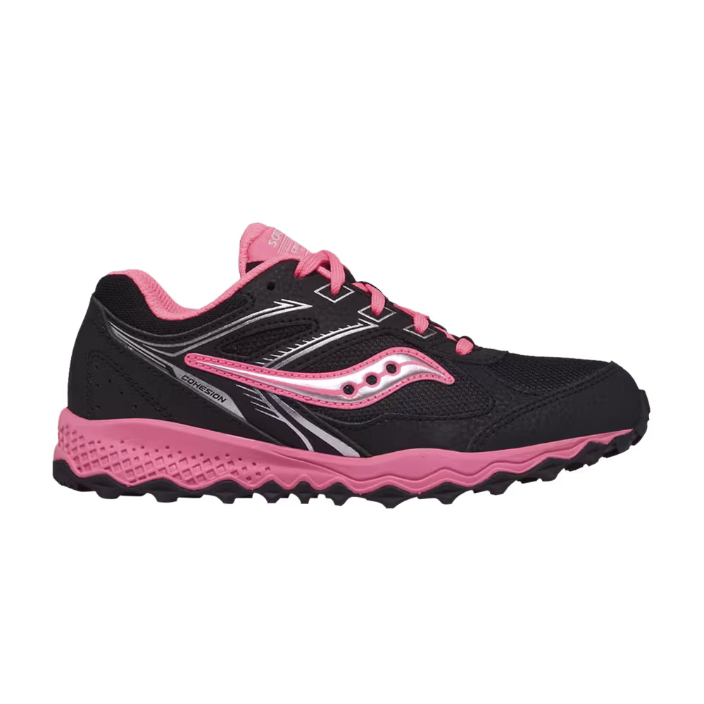 Saucony Cohesion TR14 Lace Big Kid Black Pink