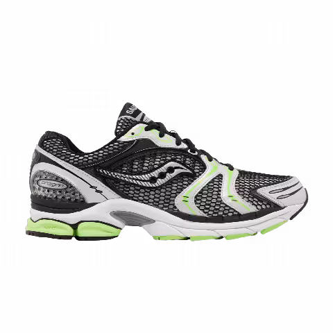 Saucony ProGrid Triumph 4 'Black Silver Fluo Green'