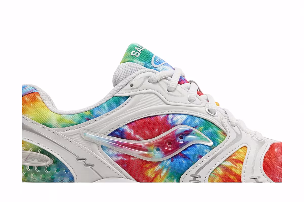 Saucony ProGrid Triumph 4 Tie-Dye - White, view 3