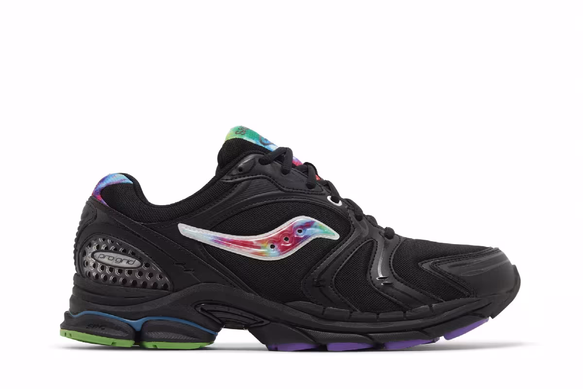 Saucony ProGrid Triumph 4 Tie-Dye - Black, view 2