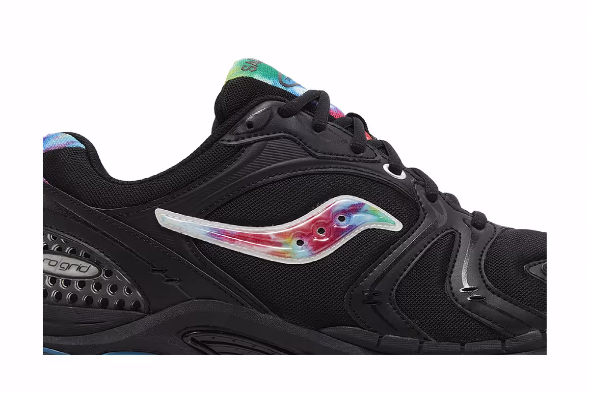 Saucony ProGrid Triumph 4 Tie-Dye - Black, view 3