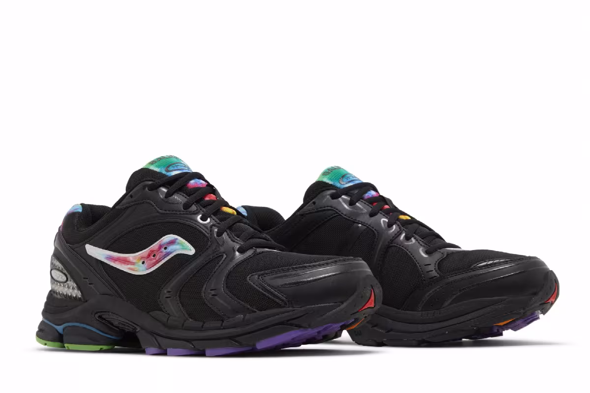 Saucony ProGrid Triumph 4 Tie-Dye - Black, view 9