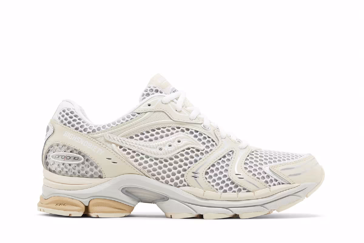 Highsnobiety x Saucony ProGrid Triumph 4 Cream, view 2
