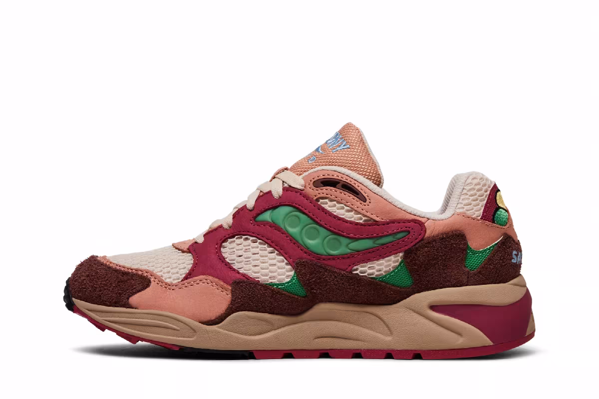 Jae Tips x Saucony Grid Shadow 2 What's the Occasion? - Wear To The Party, view 4