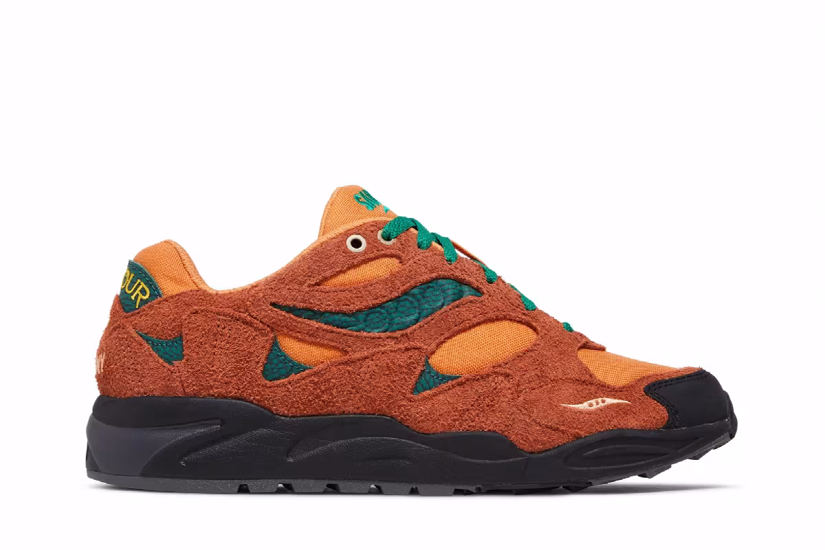 Colour Plus Companie x Saucony Grid Shadow 2 Forest Wander, view 2