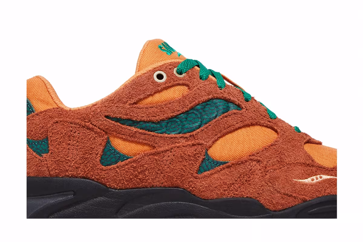 Colour Plus Companie x Saucony Grid Shadow 2 Forest Wander, view 3