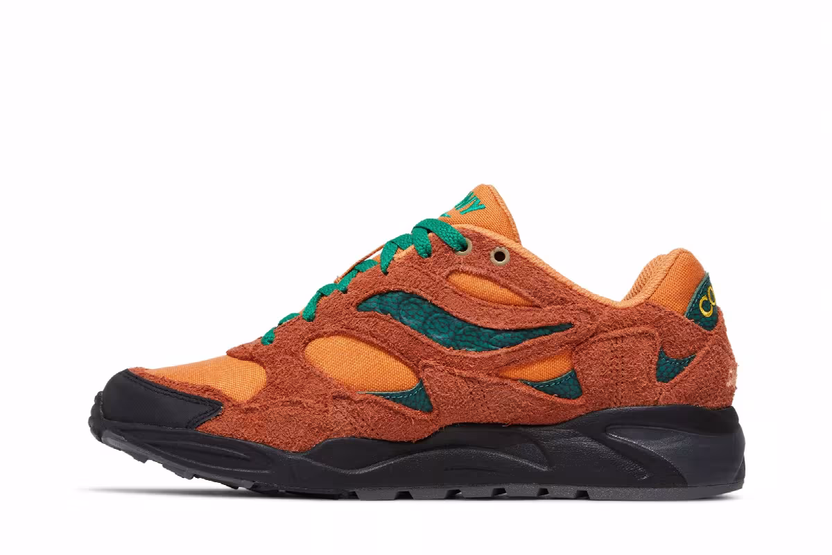 Colour Plus Companie x Saucony Grid Shadow 2 Forest Wander, view 4