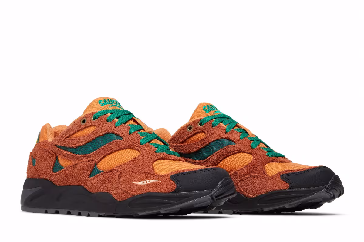Colour Plus Companie x Saucony Grid Shadow 2 Forest Wander, view 9