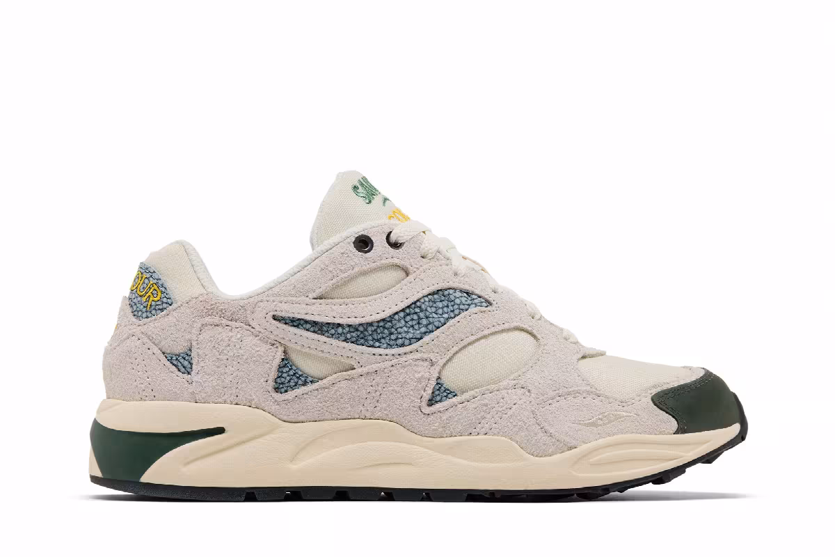 Colour Plus Companie x Saucony Grid Shadow 2 Arctic Trek, view 2