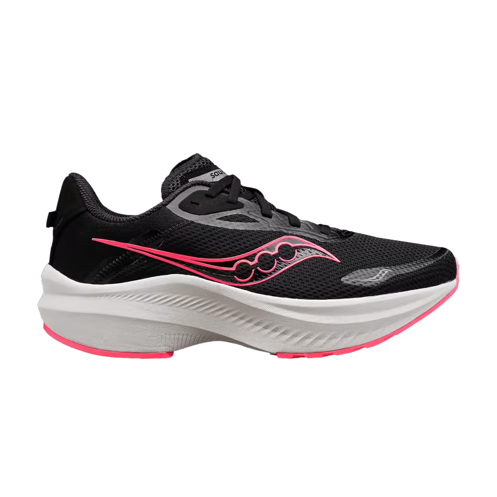 Saucony Women's Axon 3 Black ViZiPink