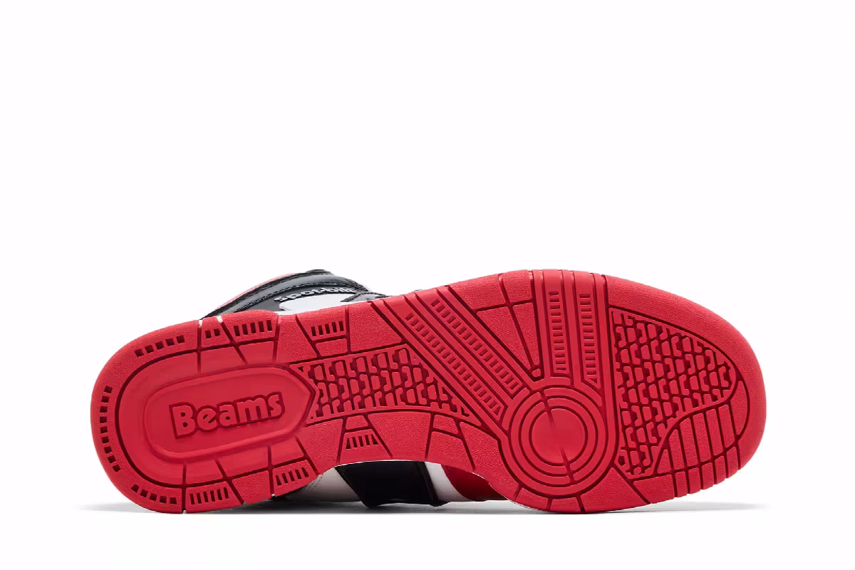 BEAMS x Saucony Spot-Bilt Sonic High Red White, view 5