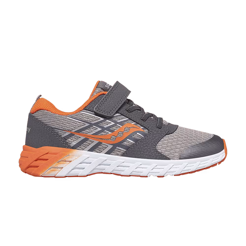 Saucony Wind 2.0 A/C Big Kid Grey Orange