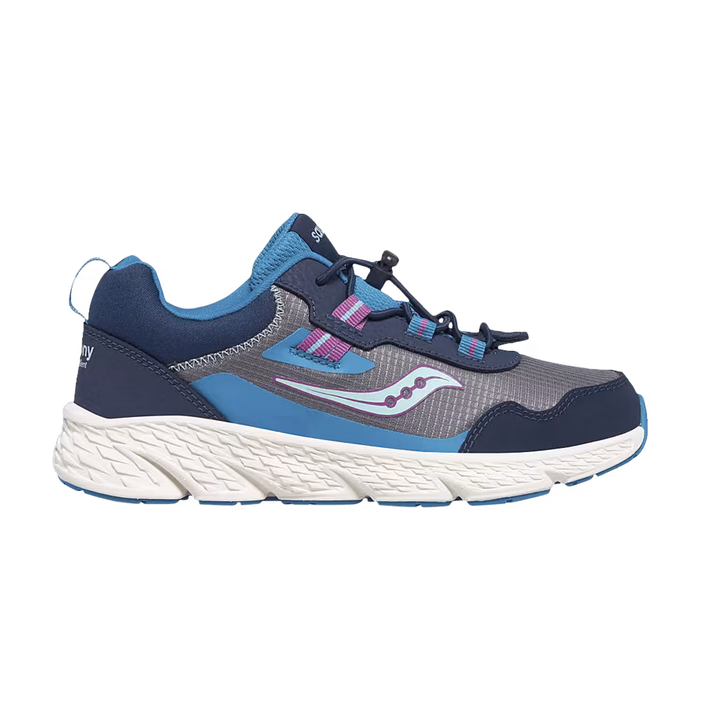 Saucony Wind Shield 3.0 Big Kid Navy Grey