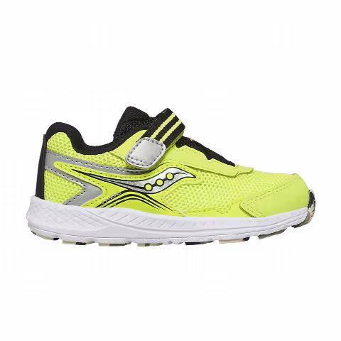 Saucony Ride 10 Little Kid 'Citron Black'