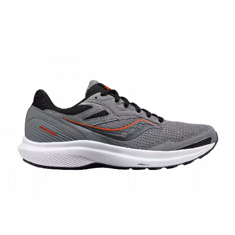 Saucony Cohesion 16 Wide 'Charcoal Orange'