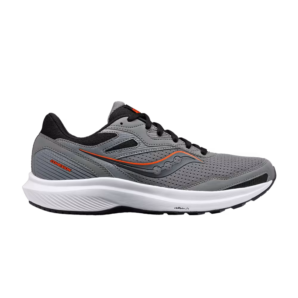 Saucony Cohesion 16 Wide Charcoal Orange