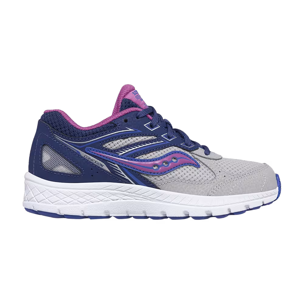 Saucony Cohesion 14 Lace Big Kid Navy Grape
