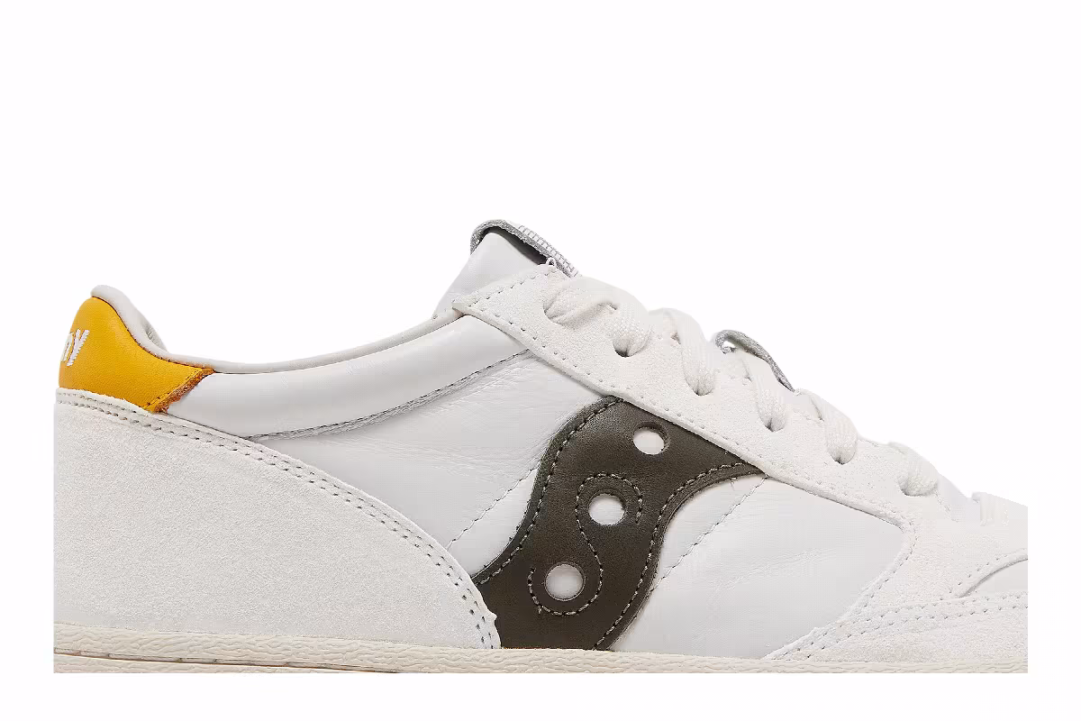 Saucony Jazz Court Premium White Green, view 3