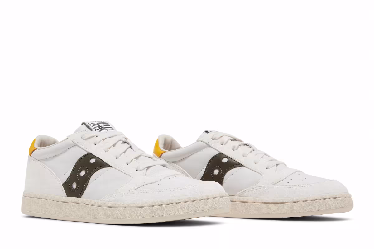 Saucony Jazz Court Premium White Green, view 9