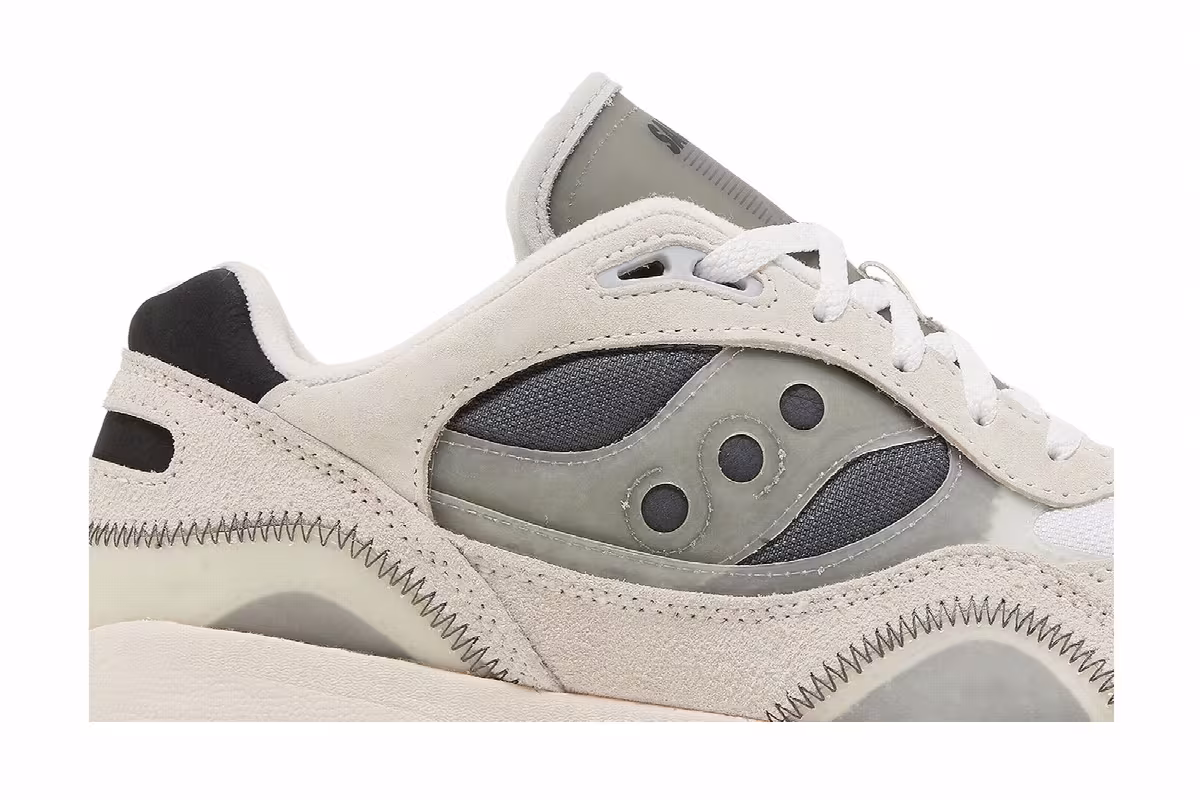 Saucony Shadow 6000 Transparent - White Dark Grey, view 3