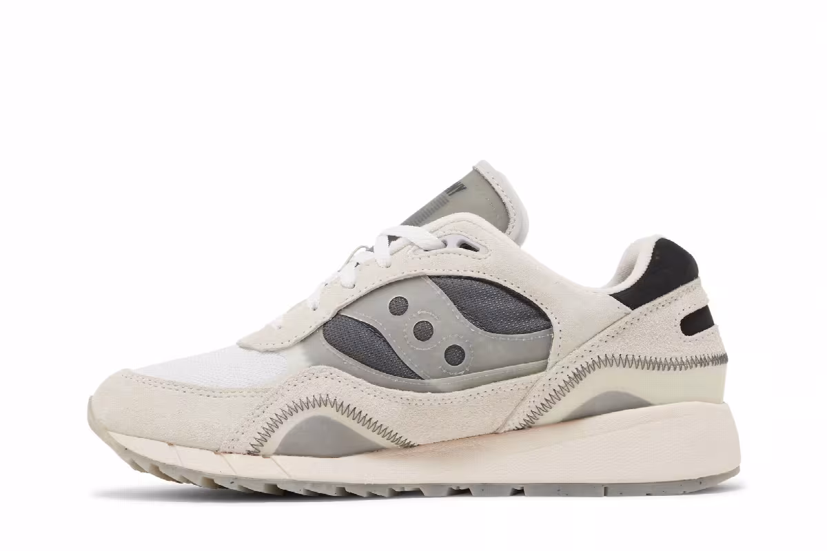 Saucony Shadow 6000 Transparent - White Dark Grey, view 4