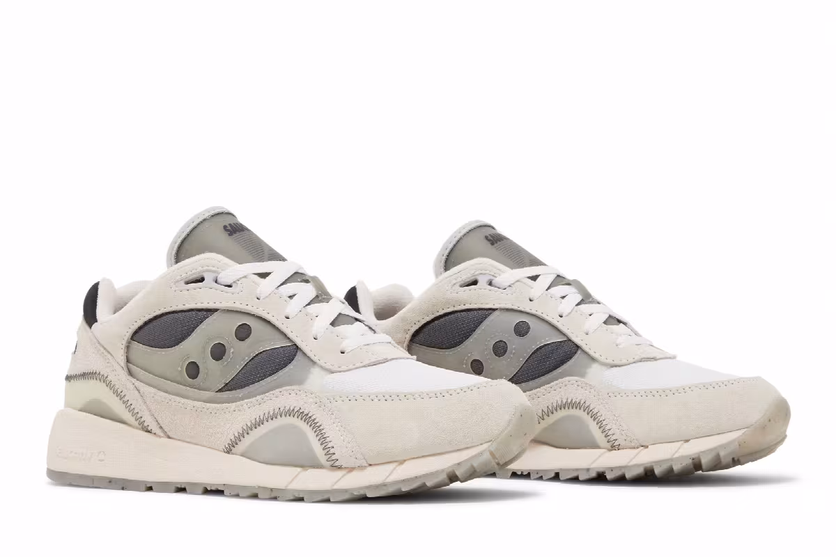 Saucony Shadow 6000 Transparent - White Dark Grey, view 9