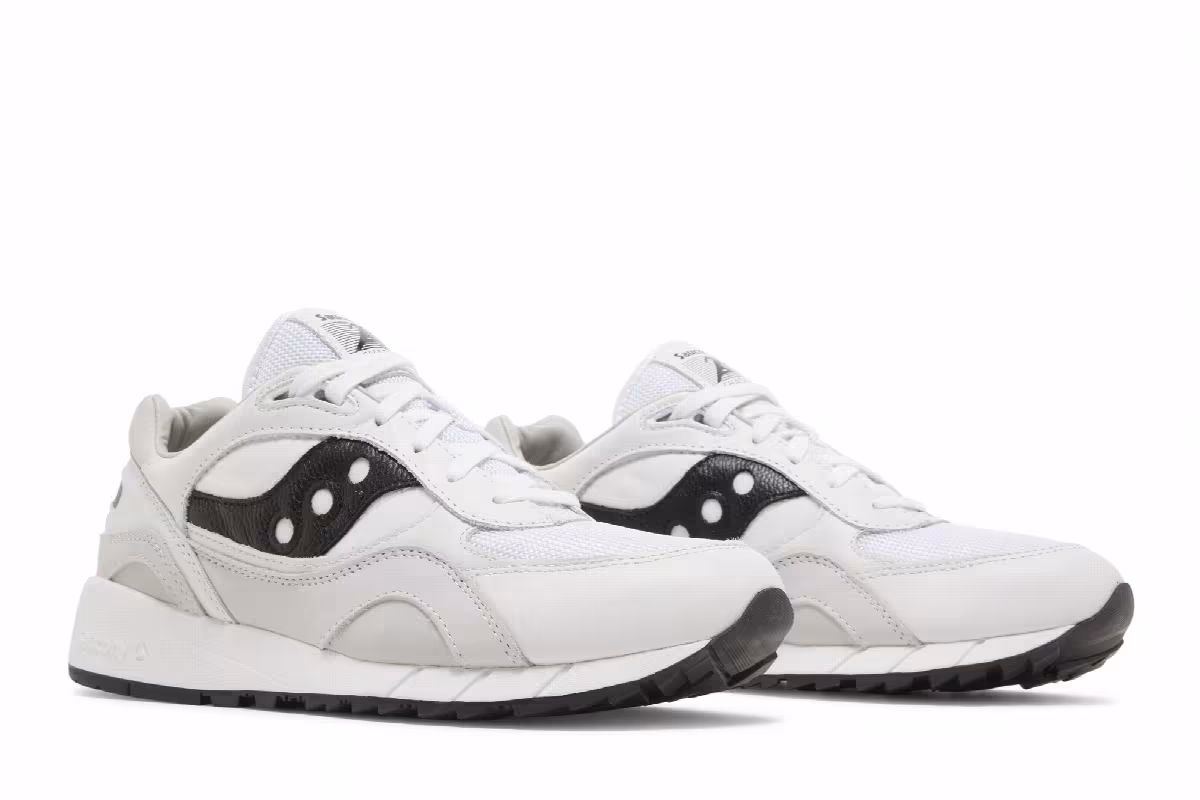 Saucony Shadow 6000 White Black, view 9