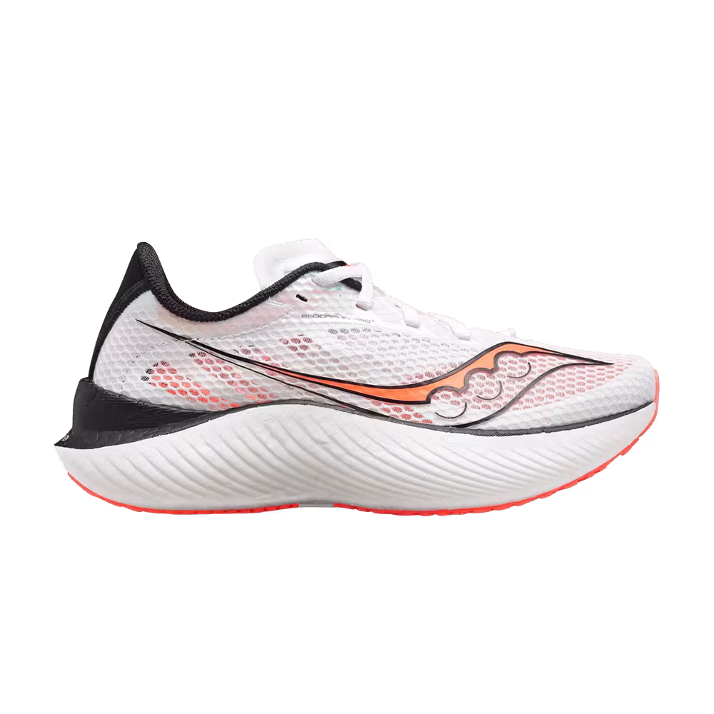 Saucony Endorphin Pro 3 White ViZiRed
