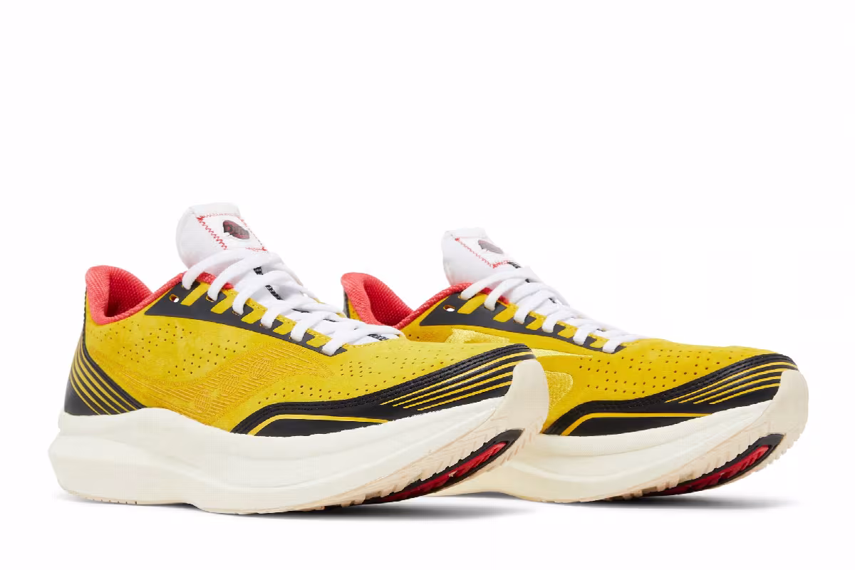 Diet Starts Monday x Saucony Endorphin Pro Yellow Wolverine, view 9