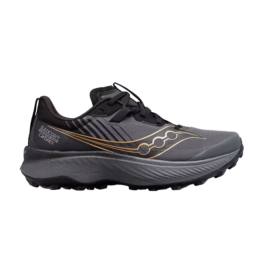 Saucony Women's Endorphin Edge Black Goldstruck