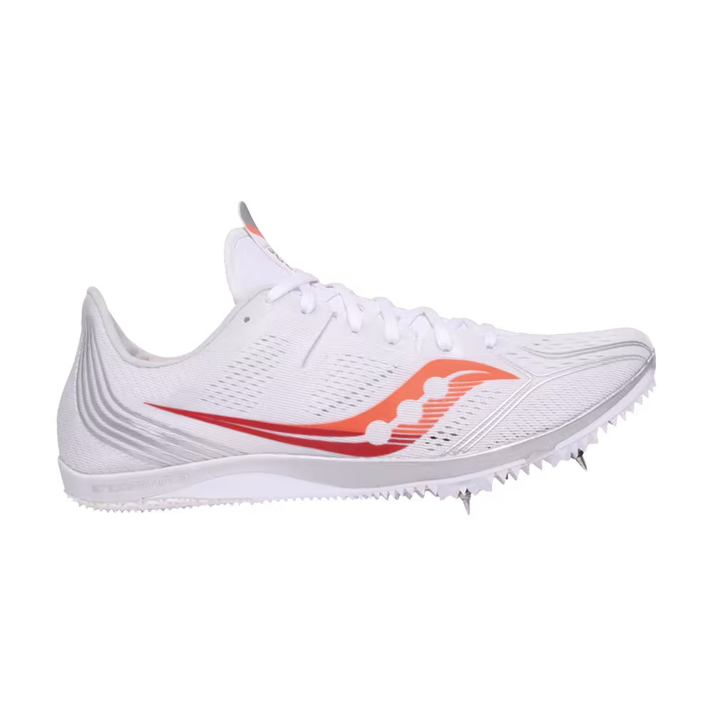 Saucony Women's Endorphin 3 White ViZiRed