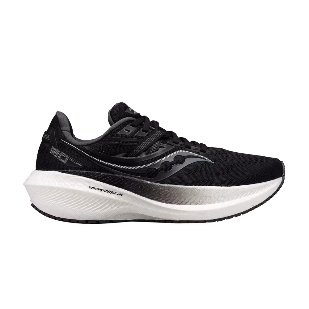 Saucony Triumph 20 Wide Black White